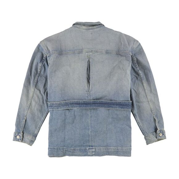 Ralph Lauren Womens Belted Field Jacket, Blue, NWT - Picture 2 of 2